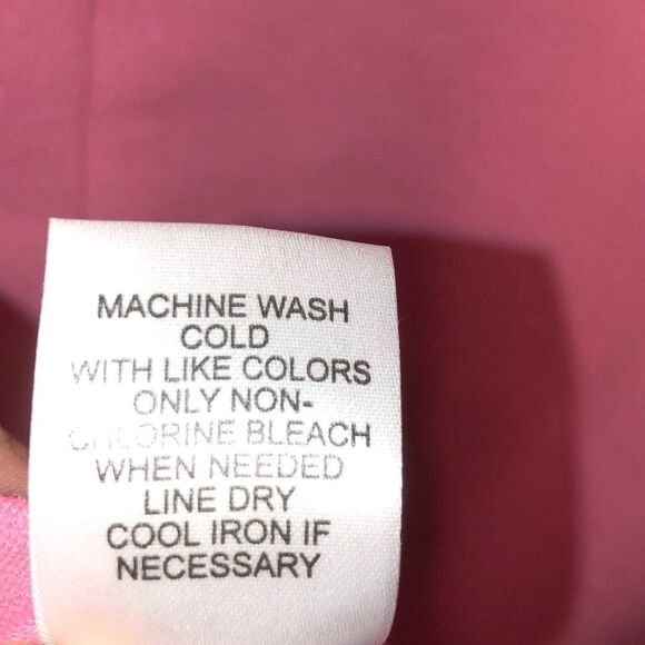 Daniel Cremieux Pink Short Sleeve Mid Length Sheath Dress Scoop Back M - Picture 10 of 10